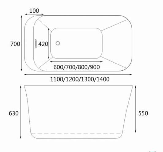 HERA Bathtub 1016, Portable HDB Bathtub, No hacking, No tiling