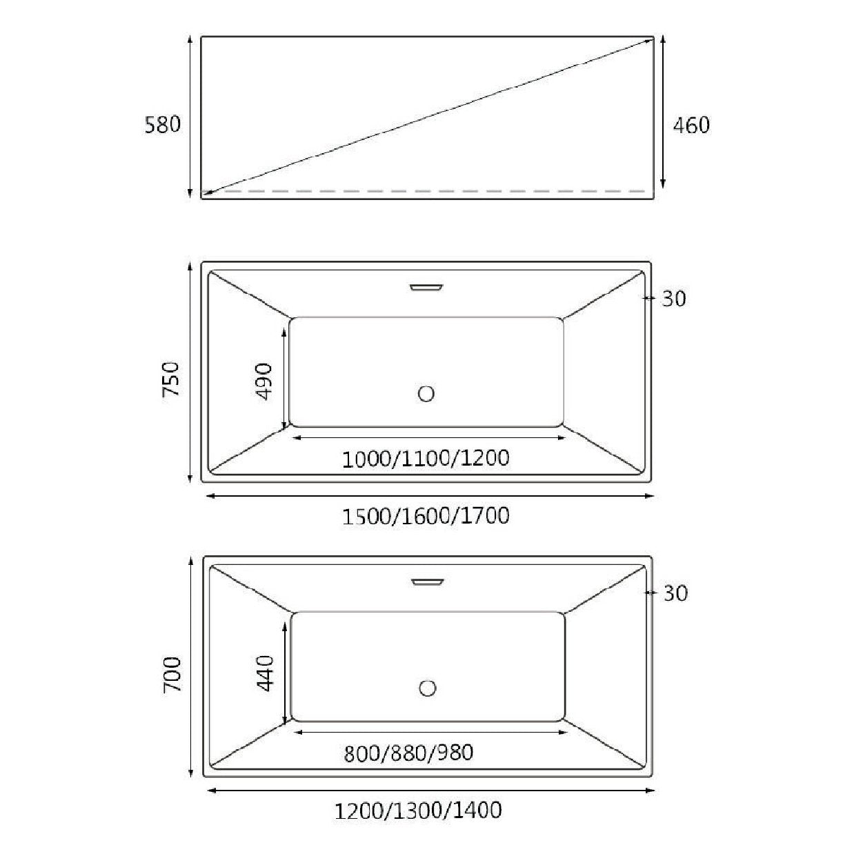 HERA Bathtub 1003, Portable HDB Bathtub, No hacking, No tiling