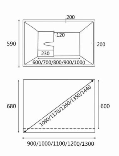 HERA Bathtub 1017 with Seat, Portable HDB Bathtub, No hacking, No tiling