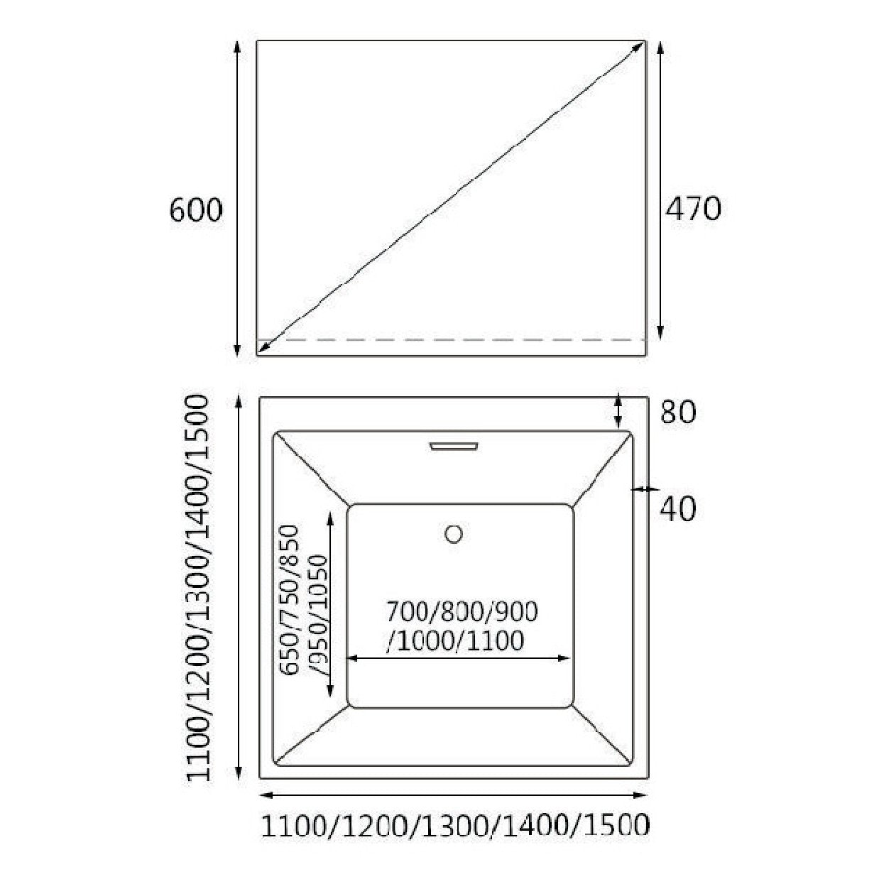 HERA Bathtub 1001